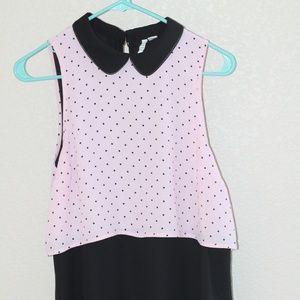 Collared Two Layer Dress Shirt